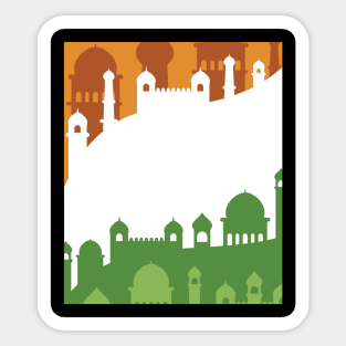 India Colors Sticker